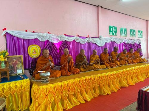พช.สอยดาว ร่วมทำบุญทอดผ้าป่าสมทบกองทุนแม่ของแผ่นดินบ้านทรัพย์เจริญใต้ 
