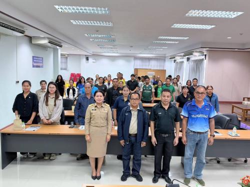 สพอ.สอยดาว ร่วมกับเครือข่ายกองทุนหมู่บ้านและชุมชนเมือง อำเภอสอยดาว จัดประชุมชี้แจงแนวทางการการสำรวจความต้องการแหล่งน้ำเพื่อการเกษตร